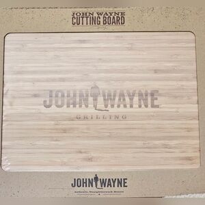 John Wayne "the Duke" Bamboo Cutting Board, NWT, #1